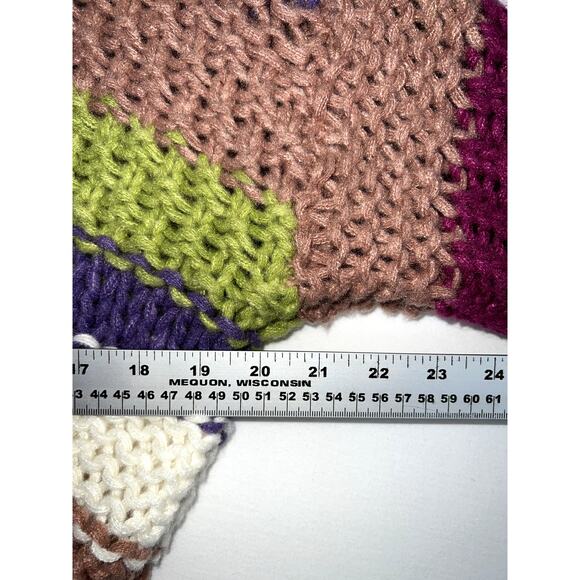 Threaded Leaf Sweater Women’s Medium Multicolor Long Sleeve 100% Polyester - Picture 5 of 6